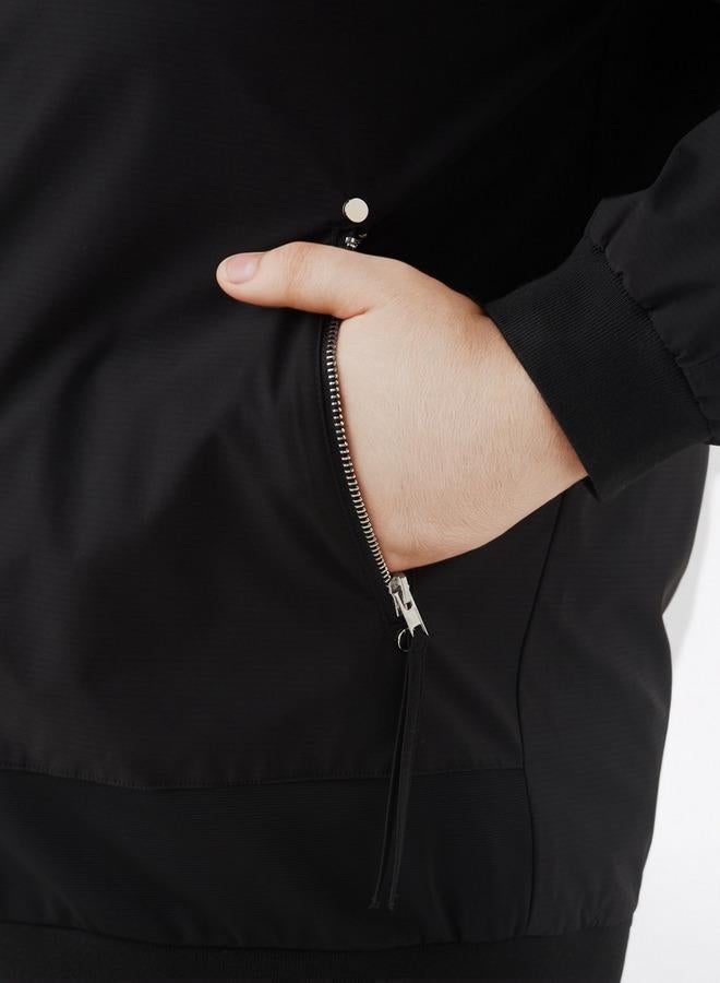 Maxim Men Regular Fit Zip-Through Bomber Jacket - Image 4
