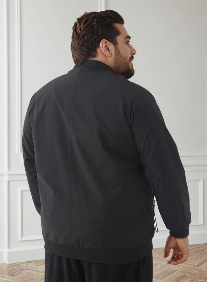 Maxim  Men Regular Fit Zip-Through Bomber Jacket for Men | Best Price UAE