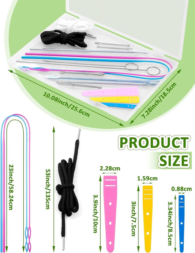 FIVEIZERO Drawstring Threader Tool Set - Loop Turner Sewing Tool for Easy Hoodie, Jacket, and Pants Threading, Bodkin Sewing Tool for Drawstrings and Cords - Image 4