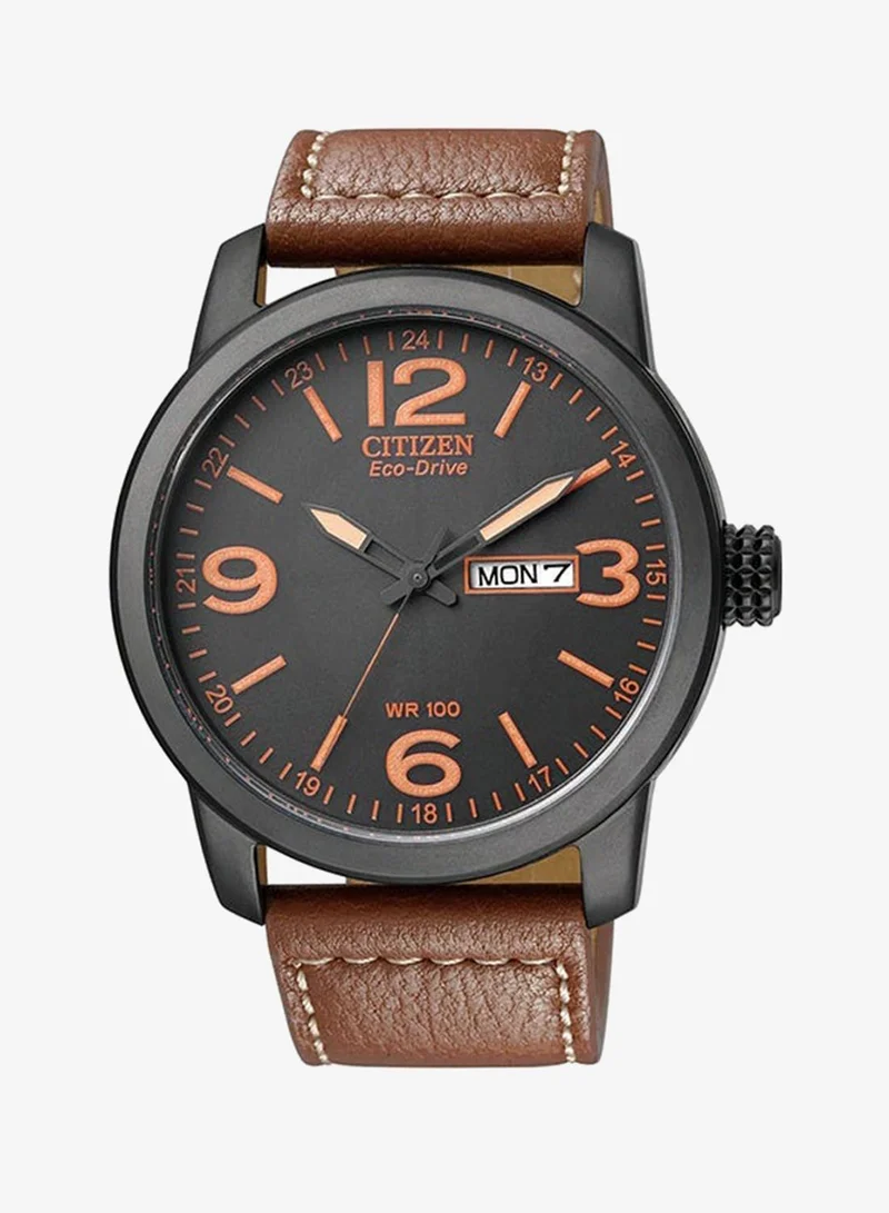 Citizen Calf Leather Analog Watch BM8475-26E - 42 mm