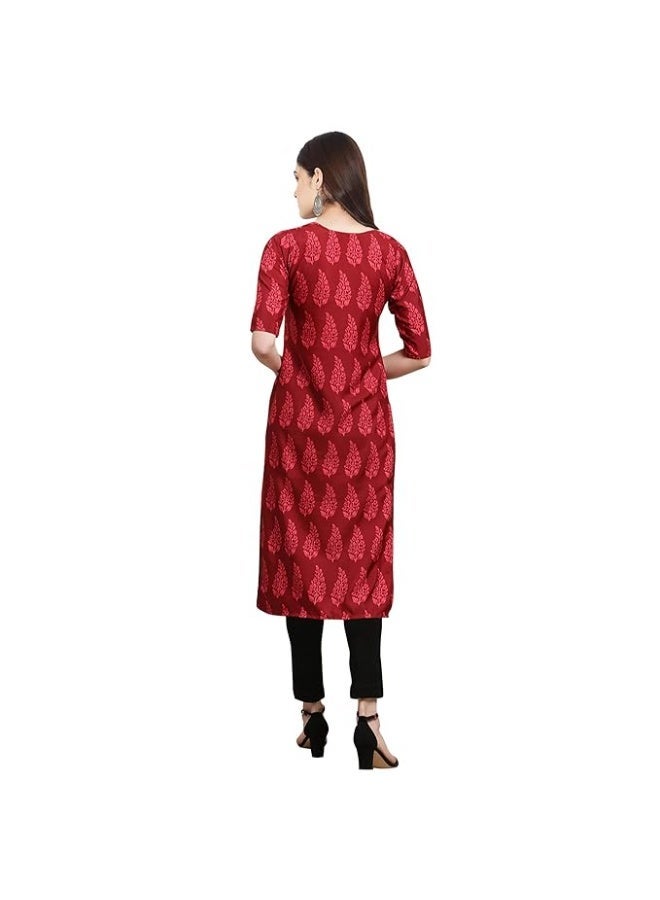 متجر Pinkmint: كورتا نسائية عصرية من قماش الكريب (عبوة من 6 قطع) - مقاس 2XL - Image 4