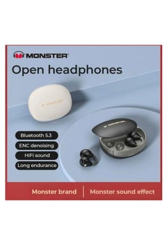 Monster Open Ear AC500 Bluetooth Earbuds New Wireless for Conduction Sports Headphones Waterproof Noise-cancelling With Mic Earpbuds  - Image 2