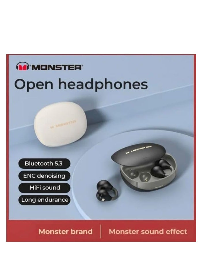 Monster Open Ear AC500 Bluetooth Earbuds New Wireless for Conduction Sports Headphones Waterproof Noise-cancelling With Mic Earpbuds  - Image 2