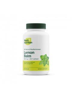 Fresh Nutrition Lemon Balm Extract Capsules.