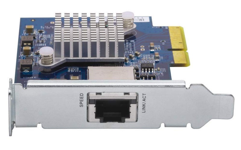 QNAP QXG-10G1T Single-Port (10Gbase-T) 10GbE Network Expansion Card, PCIe Gen3 X4, Low-Profile Bracket Pre-Loaded, Low-Profile Flat and Full-Height Brackets are Included - Image 4