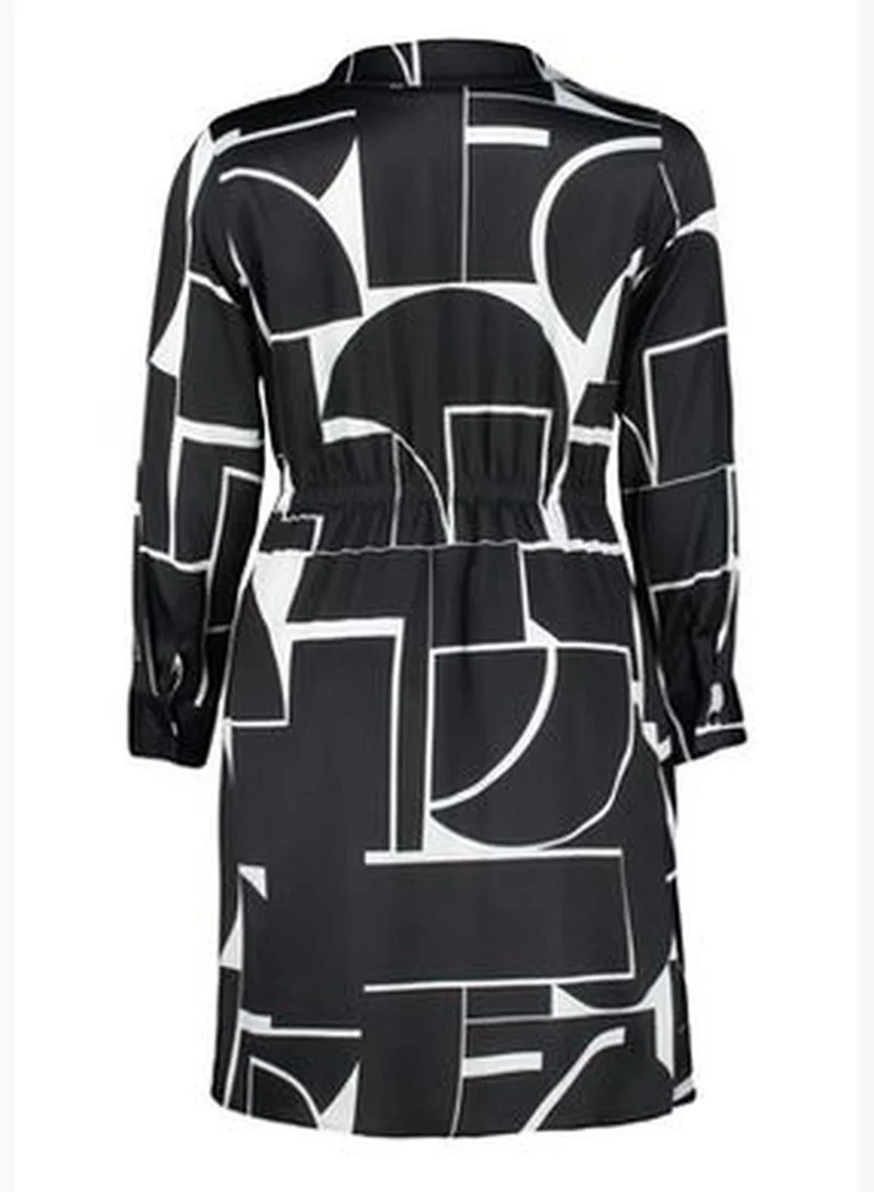 ترينديول فستان منسوج متعدد الألوان