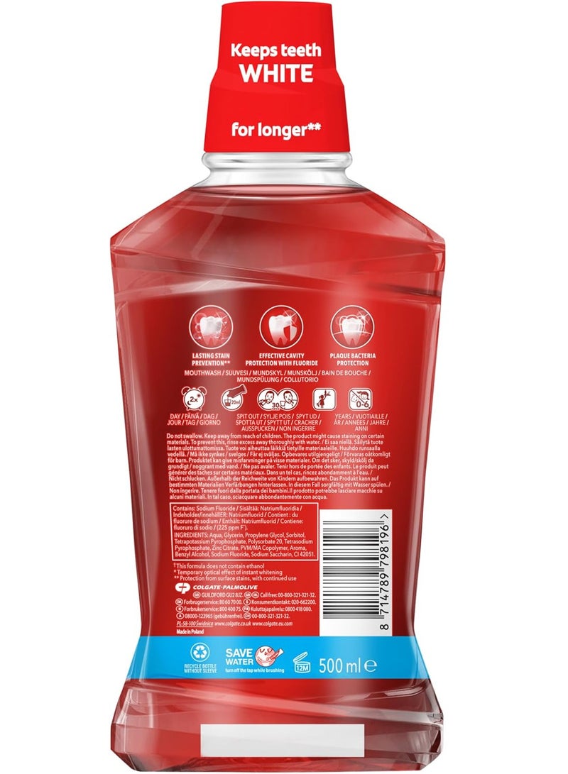 Colgate Max White Expert Whitening 500ml Mouthwash - Image 3