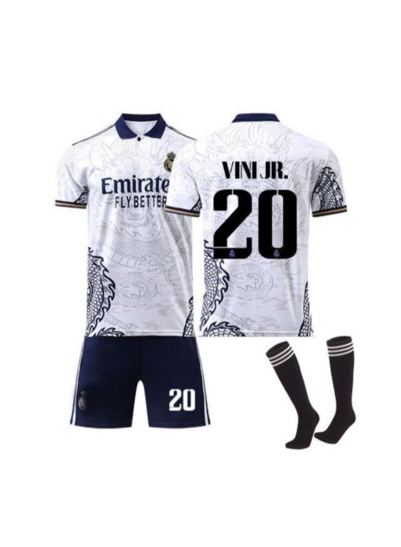 Taiahiro Real Madrid Football Jersey Dragon Edition Adult Football Jersey  - Image 1