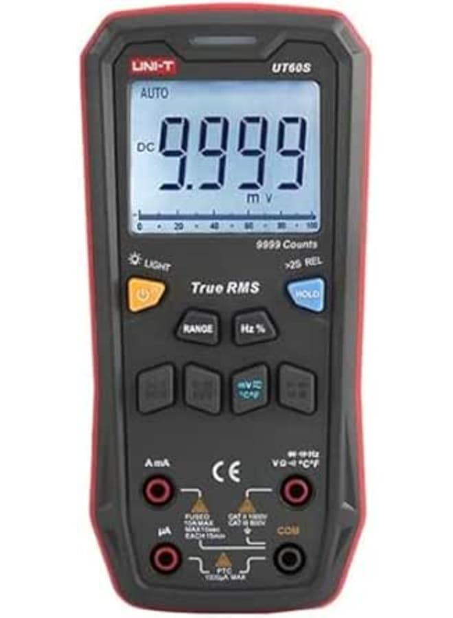 UT60S Digital Multimeter, True RMS, 9999 Counts, Auto Range