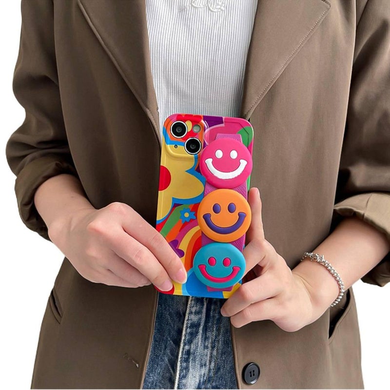 Protective Case | Wrist Strap | Shockproof Cover for iPhone 15 / 15 Plus / 15 Pro / 15 Pro Max | Colorful Silicone | Drop Protection - Image 4