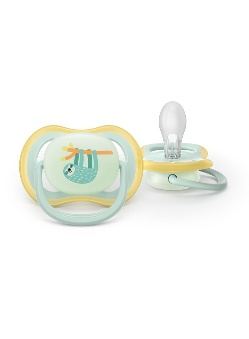 Philips Avent Pacifier Ultra Air Nighttime, 0-6 months, 2Pk - Image 4