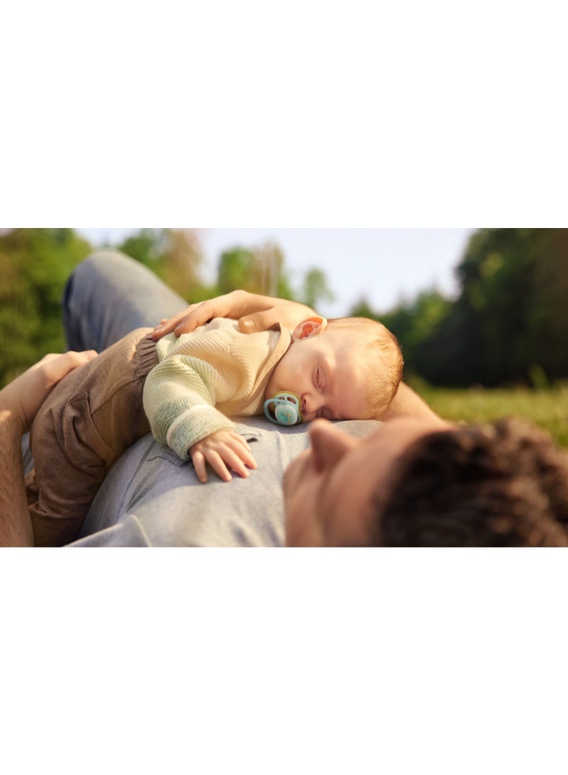 Philips Avent Pacifier Ultra Air Nighttime, 0-6 months, 2Pk - Image 3