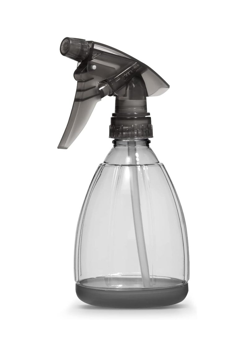 Bar5F Bar5F Plastic Spray Bottle, 12 oz | Leak Proof, Empty, Trigger Handle, Adjustable Fine to Stream, Refillable, Hair Salons & Spas, Household Cleaners, Cooking | Grey (1) - Image 1
