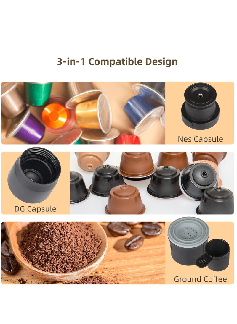 Portable Coffee Maker Espresso Machine Hand Press Capsule Ground Coffee Brewer Portable For Travel and Picnic