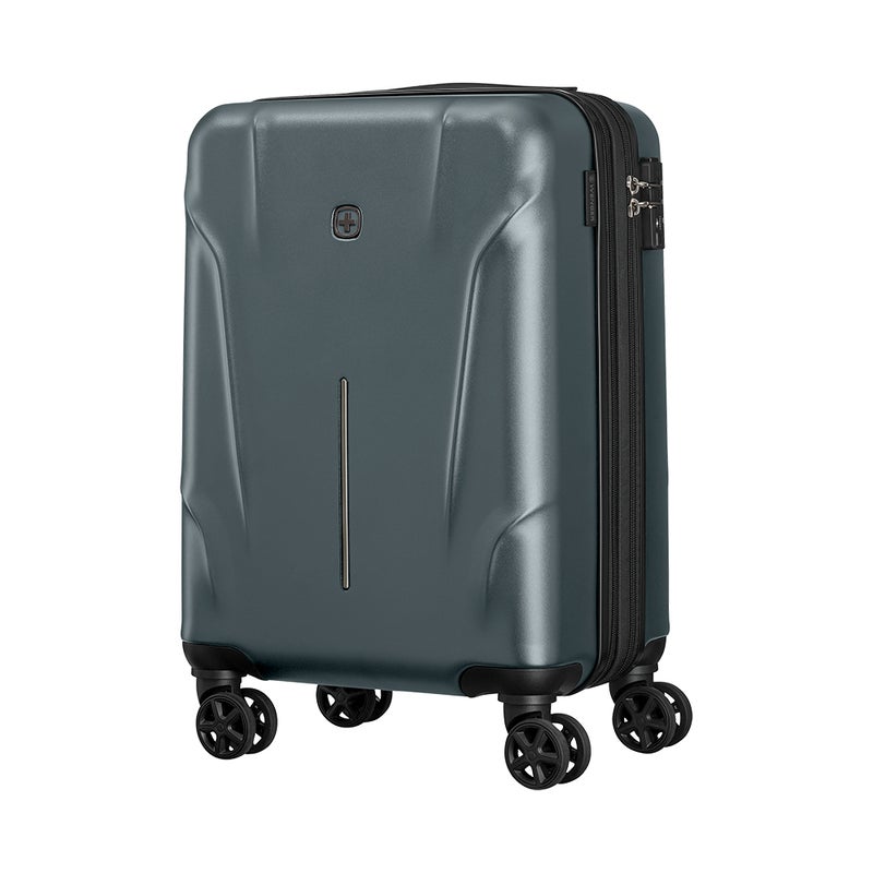 Wenger Ryon 54cm Hard Cabin Luggage with Double Spinner Wheels, Lightweight Expandable Design & TSA Lock - Shark - Image 5