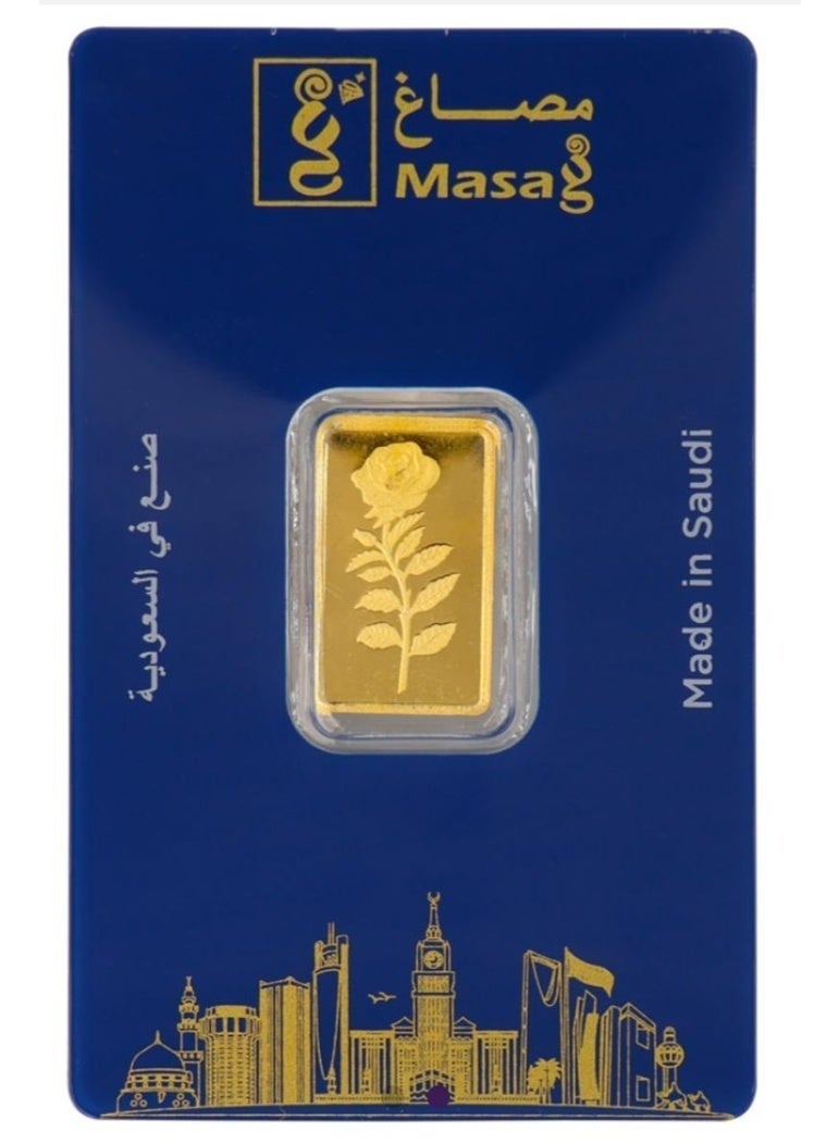 مصاغ - سبيكة ذهب عيار 24 وزن 2.5 غرام - Image 1
