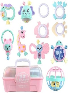 ماركة غير محددة A Box of  11 Rattles (Silicone Teethers) for Children  - Image 1