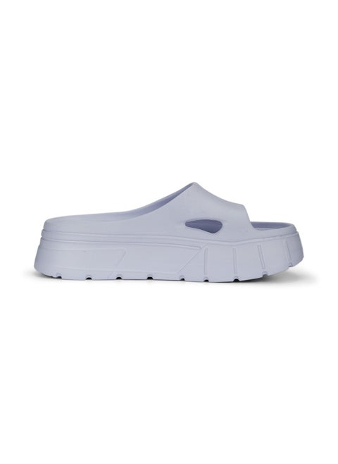 Mayze Stack Injex Womens Purple Slides
