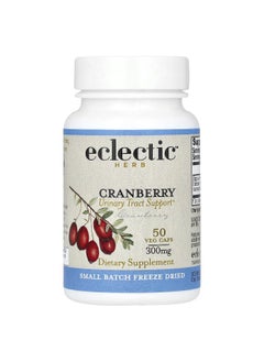 Eclectic Herb Eclectic Herb, Freeze Dried Cranberry, 600 mg, 50 Veg Caps (300 mg Per Capsule)  - Image 1
