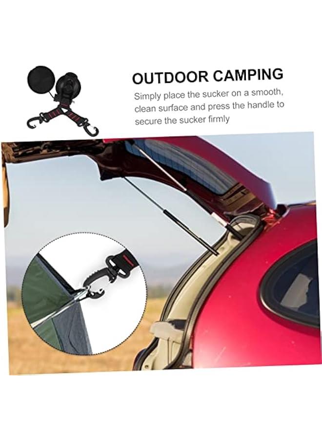 1pc Tent Suction Cup Camping Side Anchor Double Suction Anchors Car Hook for Purse Outdoor Teepee - Image 5