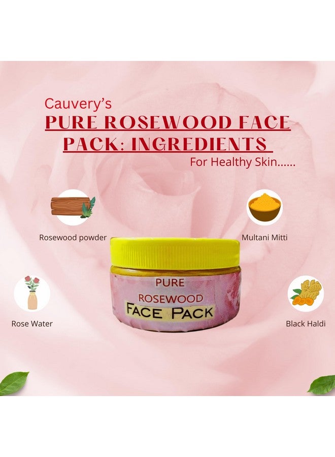 Mysore Kavery Rose Fairness Face Pack | Anti - Blemish & Pigmentation | Face Pack for Glowing Skin | For Tan Removal | Brighten Facial Complexion | Paraben & Sulfate Free - Qty 150gms - Image 4