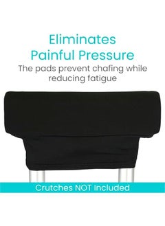 Arabest Premium Crutch Pads and Hand Grips for Comfortable Walking - Breathable, Washable Cushioning - Moisture Wicking and Odor Reducing Covers for Adult and Youth Crutches  - Image 4