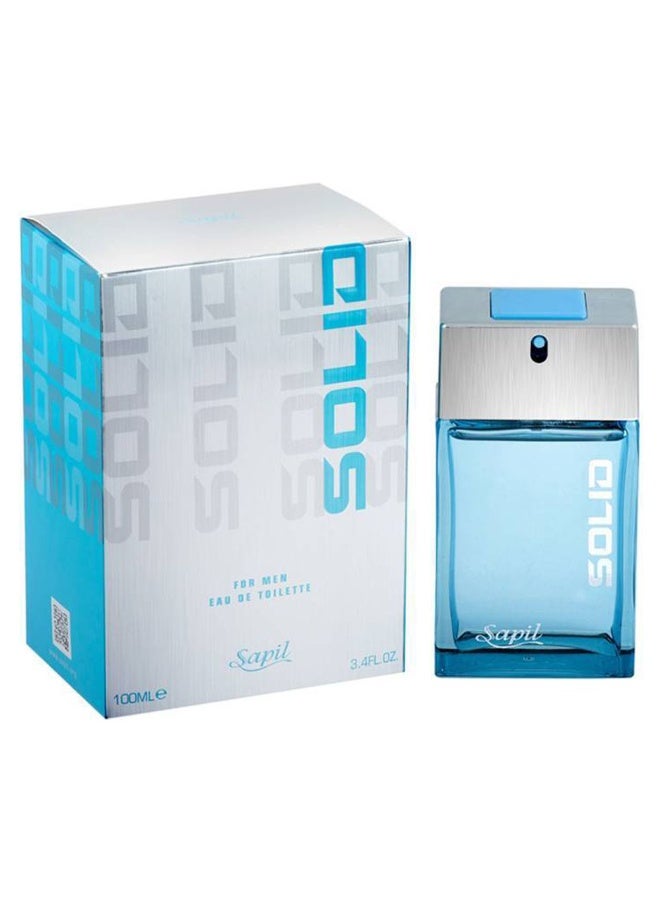 SOLID Sapil Solid Silver Eau De Toilette for Men, 100ml - Image 1