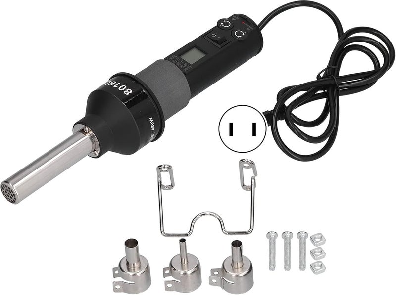 [Customer exclusive price] Portable Hot Air Gun with LCD Display and Digital Constant Temperature Control - Electronic Adjustable Heat Gun for Surface Mount Welding and Rework - UK Plug 250V Operation Exclusive discounted rate Special limited version Rare in stock Withstand KSA hot weather Best market price Best choice for budget shopping Famous in Saudi local markets Made per KSA market demand High demand product Top sales leader Category flagship Improve daily life Highly recommended by buyers Home & travel essential Indoor & outdoor usable Most wanted item Quick delivery Riyadh Jeddah Easy to operate Fine craftsmanship Innovative new product Renewed new edition Huge price cut Limited time offer Exclusive new launch - Image 1