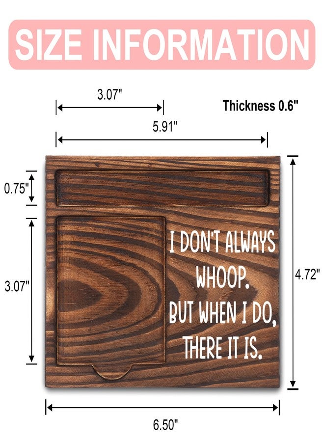 FTONENI Employee Appreciation Gifts, Thank You Gifts for Coworker, Funny Quotes Office Sticky Note Holder, Cute Humor Post-it Note Dispenser for Desk, Wooden Post-it Note & Pen Holder 6.5" x 4.7" - FTA117 - Image 2