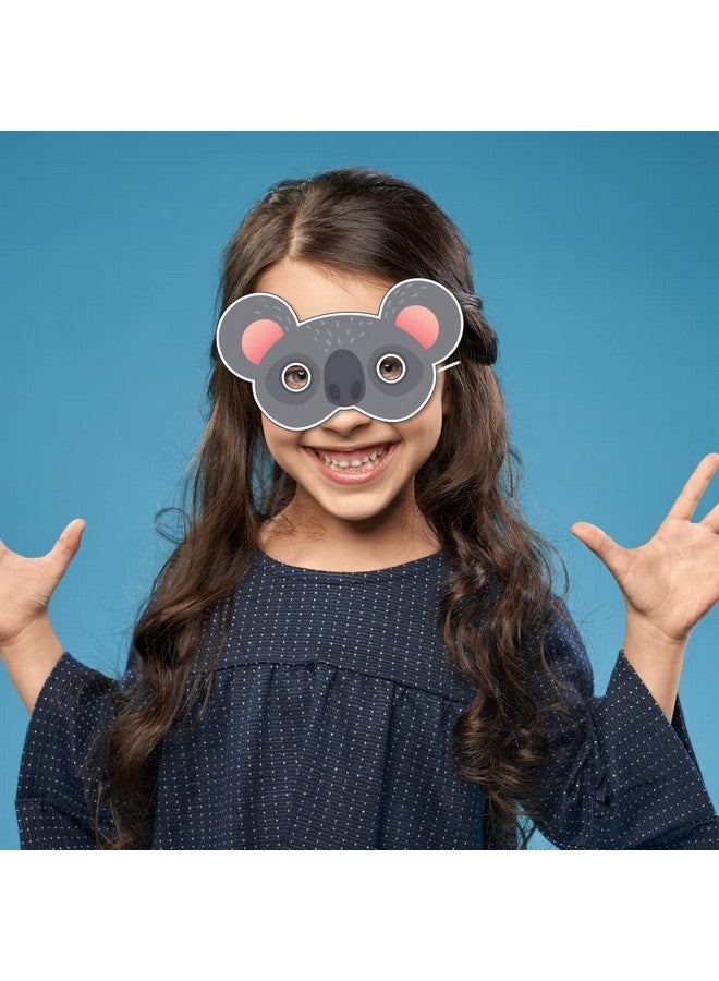 Festiko® Koala Theme Face Masks (12 Pcs), Koala Theme Party Supplies, Return Gifts for Kids, Koala Theme Party Items,Face Masks for Kids - Image 4
