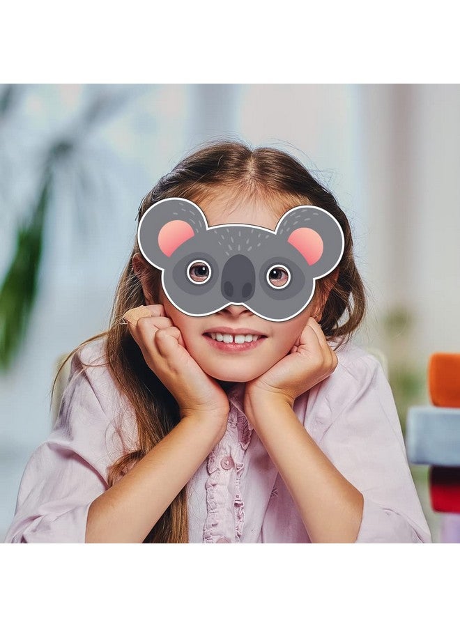 Festiko® Koala Theme Face Masks (12 Pcs), Koala Theme Party Supplies, Return Gifts for Kids, Koala Theme Party Items,Face Masks for Kids - Image 5