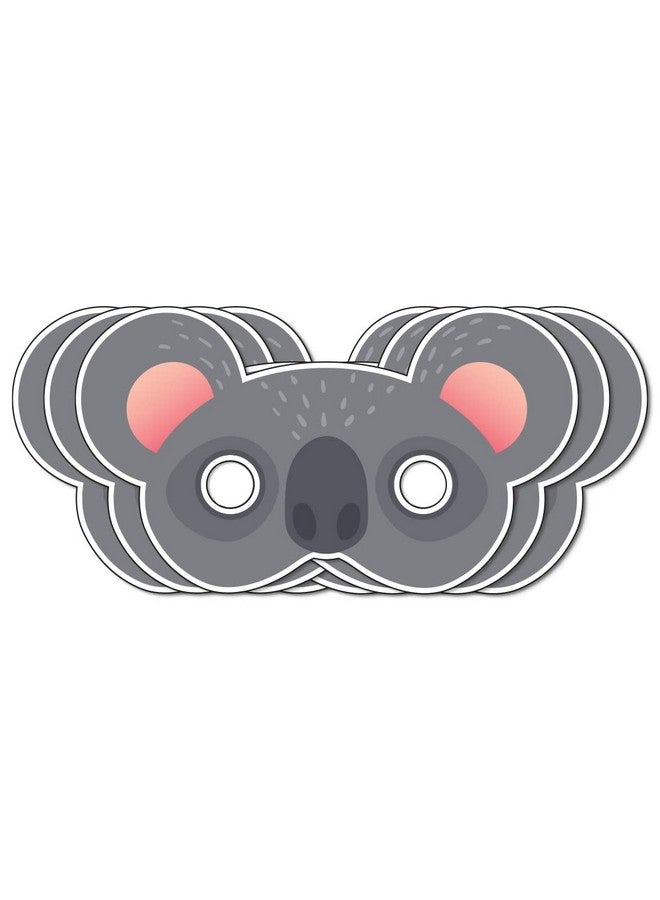 Festiko® Koala Theme Face Masks (12 Pcs), Koala Theme Party Supplies, Return Gifts for Kids, Koala Theme Party Items,Face Masks for Kids - Image 1