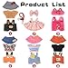 ibayda Total 6 Sets Various Style Cute Doll Clothes Accessories for 17cm Dolls Soft Stylish Costume Accessories Doll Not Icluded - Image 4