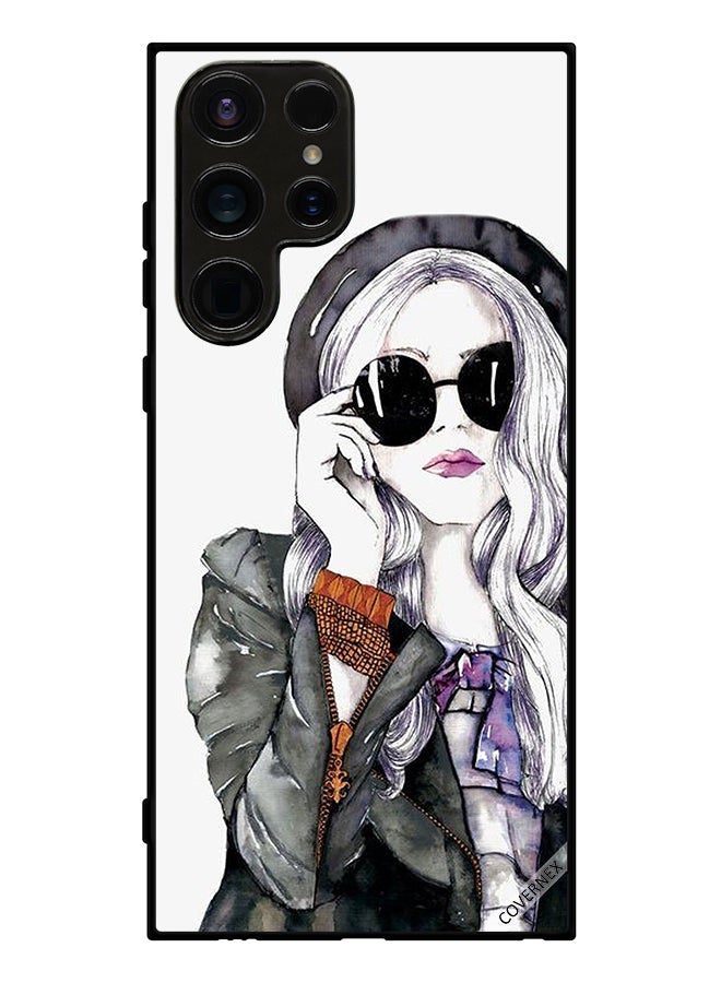 Covernex Protective Case Cover For Samsung Galaxy S23 Ultra Stylish Cute Girl - Image 1