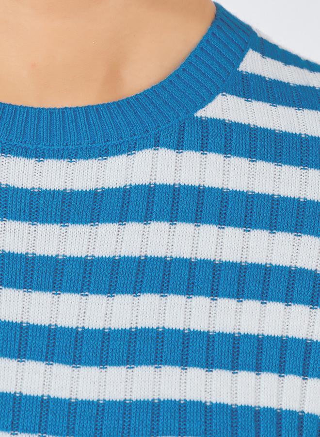 Styli Striped Knit Dress  - Image 3