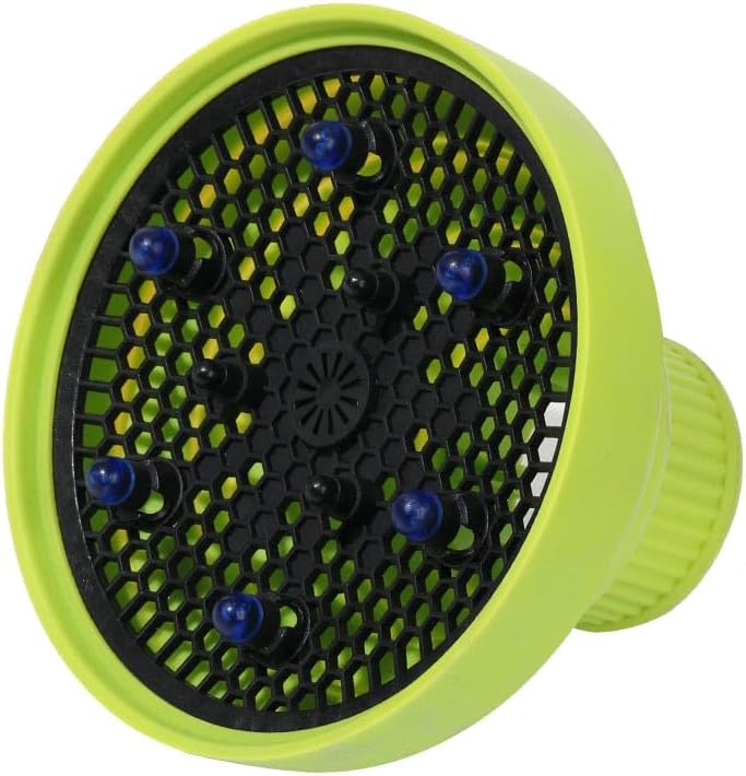 KUAZIVI Universal Collapsible Hair Dryer Diffuser Travel and Easy Storage Diffuser Fit Most of Hair Dryer (Green) - Image 1