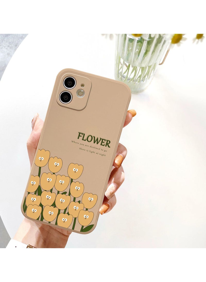 Loquat Painted Soft Shell Apple Phone Case - Image 1