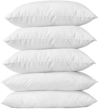 LASER WINGS LASER WINGS Small Microfiber CushionsPillow for Sofa Bed and Special for Kids 12 x 18 inch 30x45 cm White Pack of 5  - Image 3