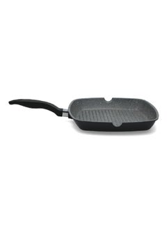 PARFAIT Marble Coated Square Non-Stick Grill Pan Dark Grey And Black 28 X 4.5 Cm Xb-40828  - Image 4