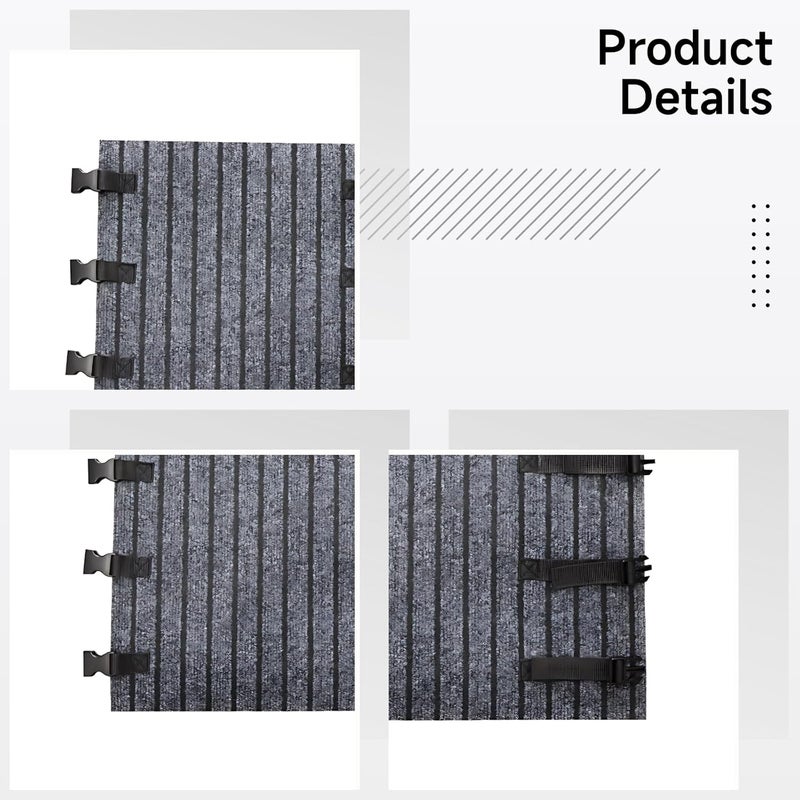 Rv Step Cover 18 X 18 in, Anti-Slip Motorhome Step Pad, Gray Camping Car Step Mat - Image 4