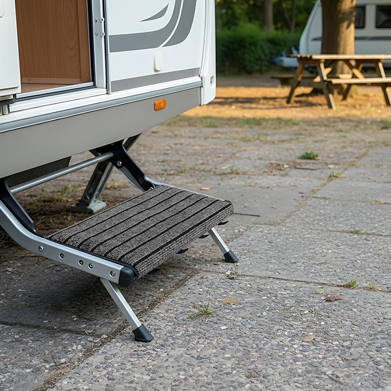 Rv Step Cover 18 X 18 in, Anti-Slip Motorhome Step Pad, Gray Camping Car Step Mat - Image 5
