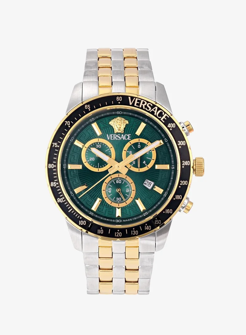 فيرزاتشي Sport Chrono Quartz Green Dial  Watch