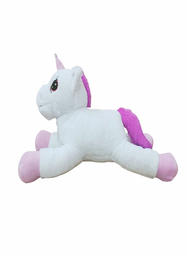 Stuff Tree Large Unicorn 60cm Soft Toys for Kids Girls White & Purple Color | Gift for Wife Boyfriend HusbandSoft Toys for Girls, Baby Toys Sleeping Unicorn - Image 4