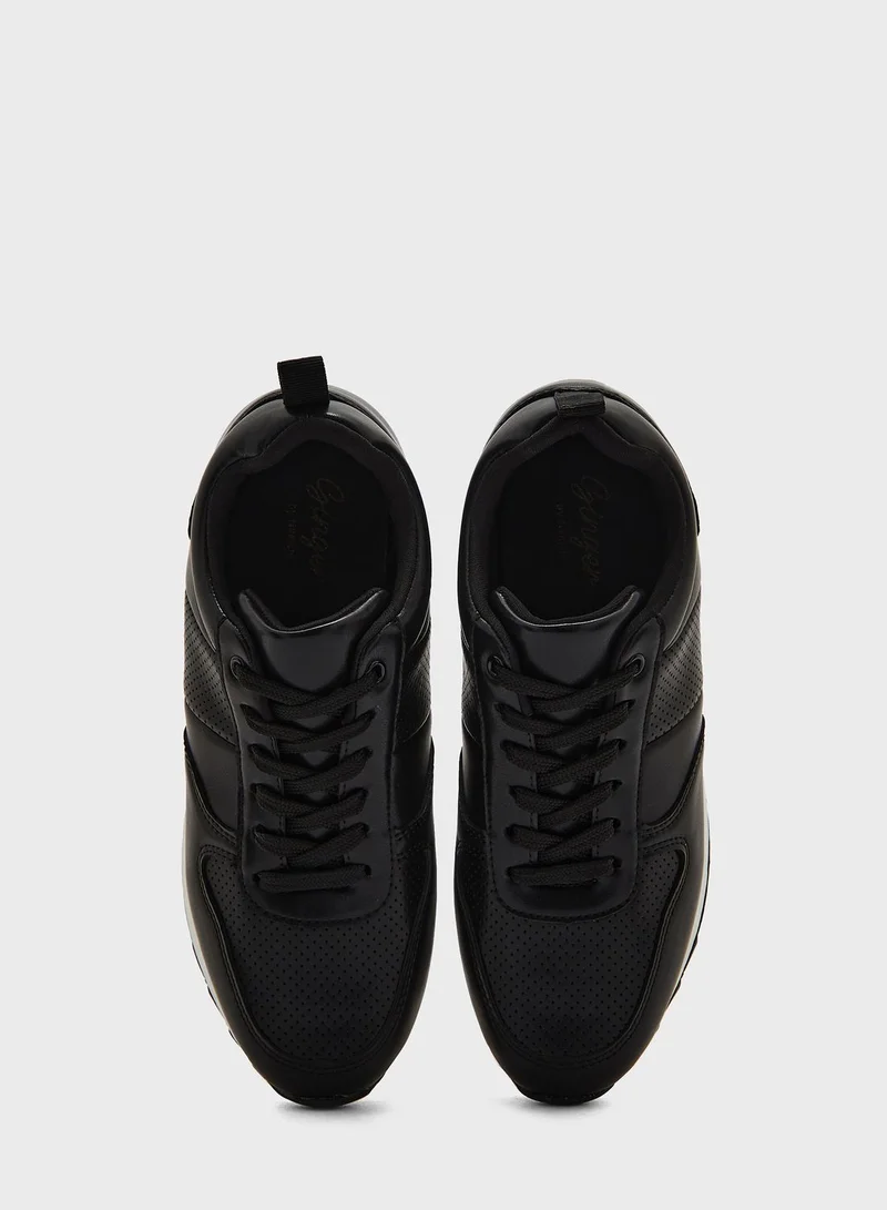 Ginger Dot Detail Tennis Sneaker