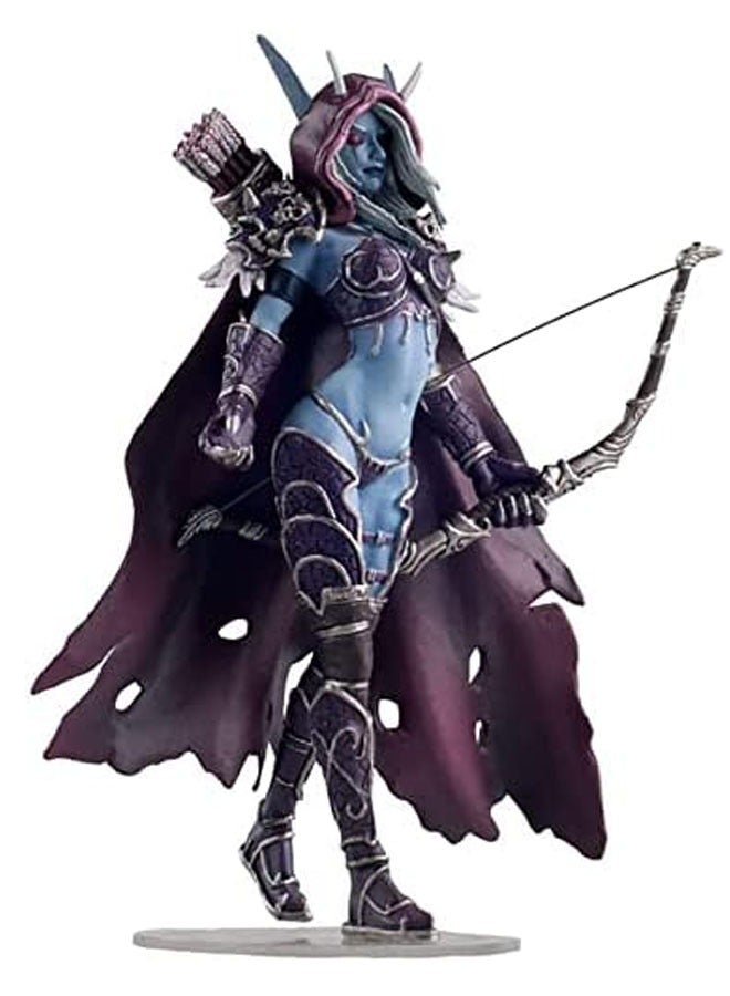عام تمثال الملكة المنسية سيلفاناس ويندرينجر من لعبة "World of Warcraft"، مصنوع من PVC، زينة، ولعب تجميعية. - Image 4