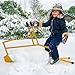 GLACER Sand Digger Excavator for Kids Heavy Duty Metal Beach Toys Outdoor Sandbox Digger with 360Rotatable Seat Flexible Shovel Excavator Ride on Toy for Sand Dirt Snow - Image 4