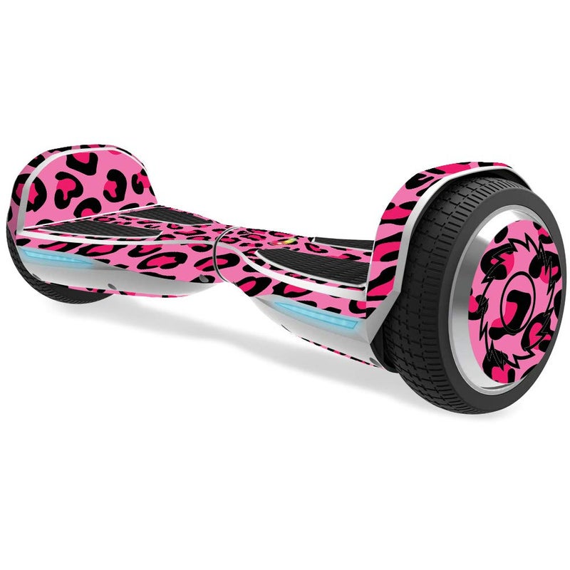 MIGHTY SKINS MightySkins Skin Compatible with Razor Hovertrax 1.5 Hover Board - Pink Leopard | Protective, Durable, and Unique Vinyl Decal wrap Cover | Easy to Apply, Remove, and Change Styles | Made in The USA - Image 3