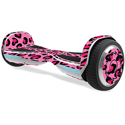 MIGHTY SKINS MightySkins Skin Compatible with Razor Hovertrax 1.5 Hover Board - Pink Leopard | Protective, Durable, and Unique Vinyl Decal wrap Cover | Easy to Apply, Remove, and Change Styles | Made in The USA - Image 1