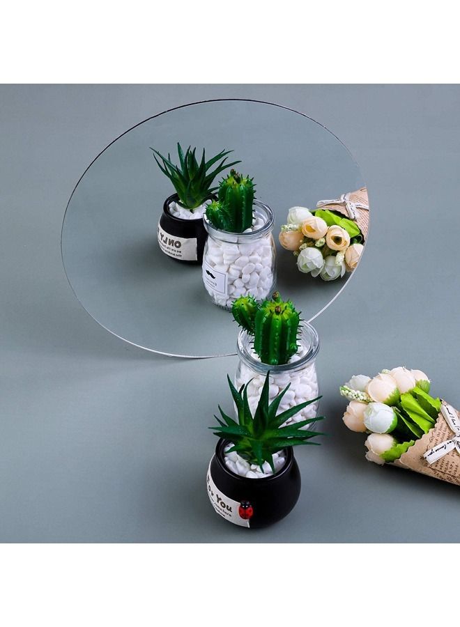 LAMSIT IBDAA Acrylic Circles 3mm Thick 16 Pack 8 Inch Silver Mirror - Image 4