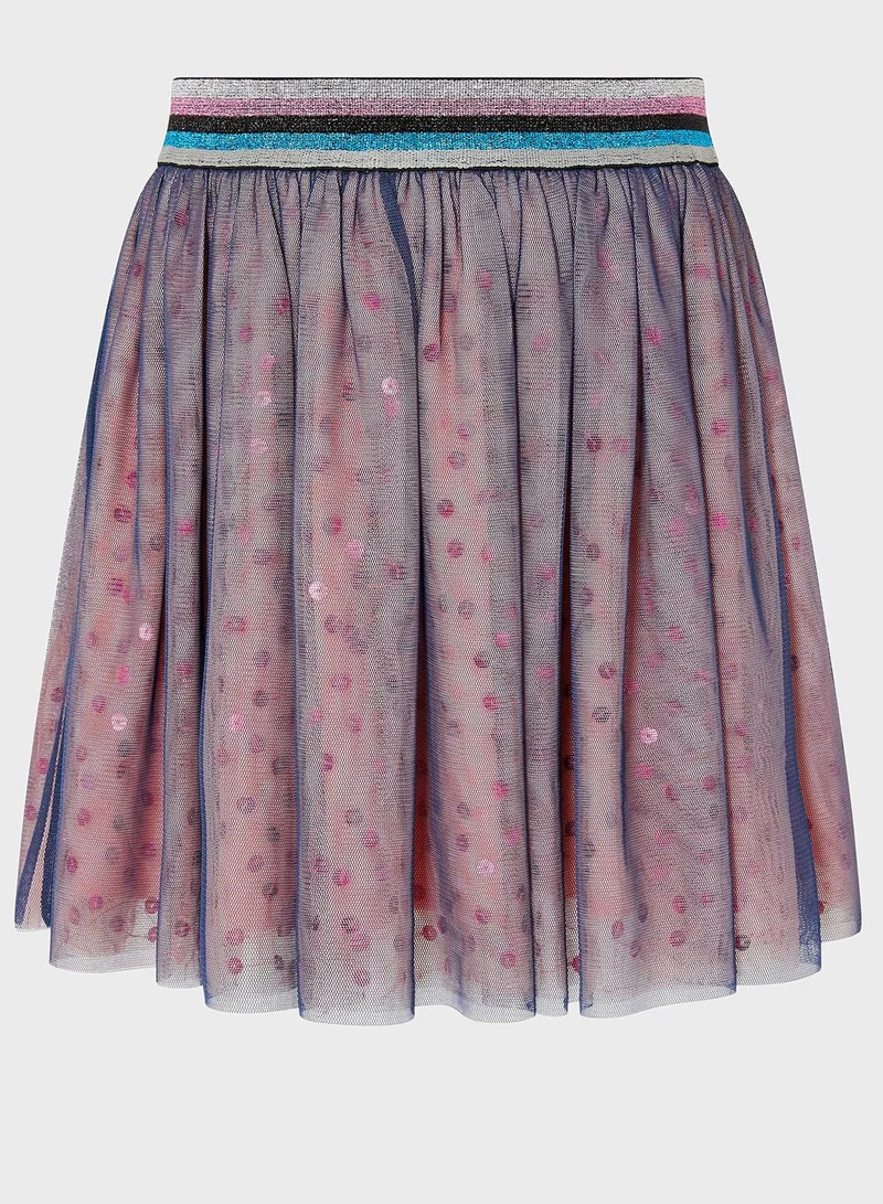 MONSOON Teen Sequin Detail Tulle Skirt